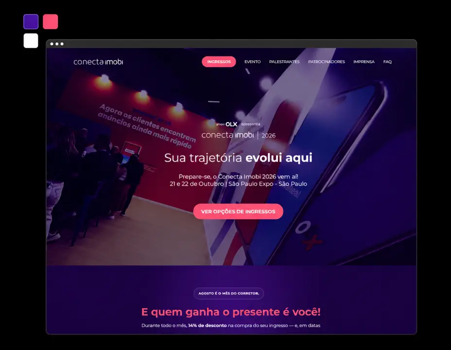 hotsite Conecta Imobi